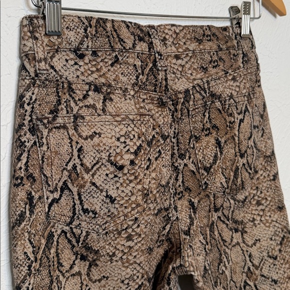 Reformation Peyton Snake High Rise Bootcut Jeans size 25 - Picture 9 of 14